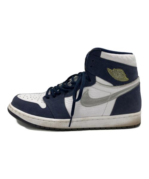 NIKE（ナイキ）NIKE (ナイキ) Jordan 1 High(エアジョーダンワンハイ) ネイビー×ホワイト サイズ:28.5cmの古着・服飾アイテム