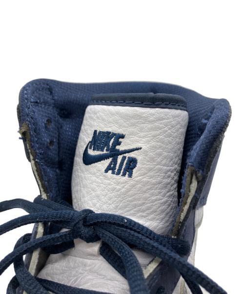 NIKE（ナイキ）NIKE (ナイキ) Jordan 1 High(エアジョーダンワンハイ) ネイビー×ホワイト サイズ:28.5cmの古着・服飾アイテム