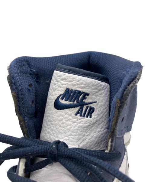 NIKE（ナイキ）NIKE (ナイキ) Jordan 1 High(エアジョーダンワンハイ) ネイビー×ホワイト サイズ:28.5cmの古着・服飾アイテム