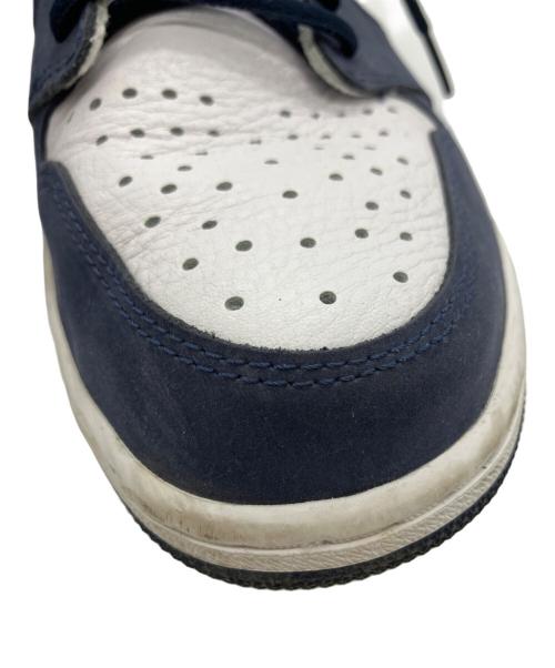 NIKE（ナイキ）NIKE (ナイキ) Jordan 1 High(エアジョーダンワンハイ) ネイビー×ホワイト サイズ:28.5cmの古着・服飾アイテム