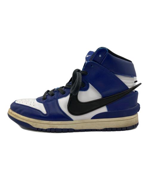 NIKE（ナイキ）NIKE (ナイキ) AMBUSH (アンブッシュ) Nike Dunk High(ナイキダンクハイ) ブルー×ホワイト サイズ:29cmの古着・服飾アイテム