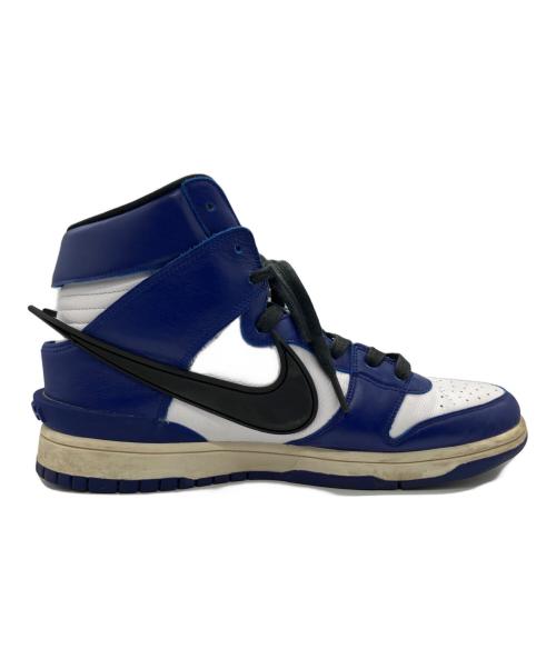 NIKE（ナイキ）NIKE (ナイキ) AMBUSH (アンブッシュ) Nike Dunk High(ナイキダンクハイ) ブルー×ホワイト サイズ:29cmの古着・服飾アイテム