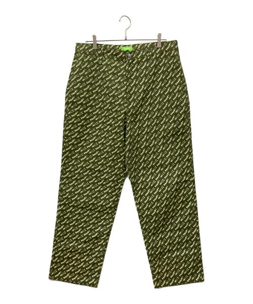 HUF（ハフ）HUF (ハフ) パンツ グリーン サイズ:86cm(W34)の古着・服飾アイテム