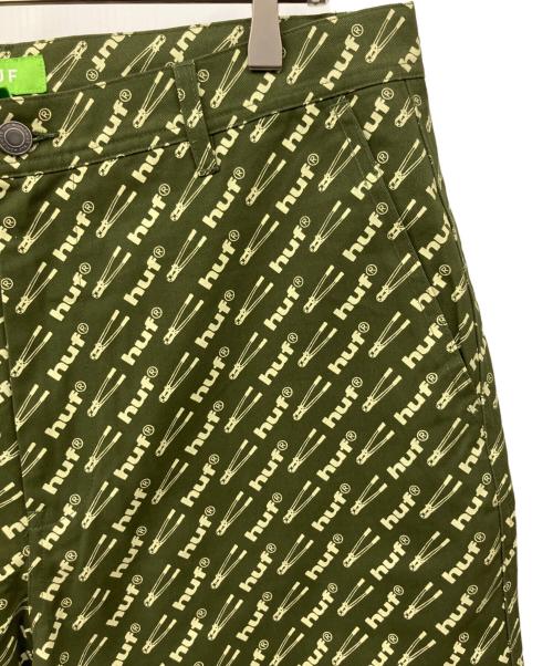 HUF（ハフ）HUF (ハフ) パンツ グリーン サイズ:86cm(W34)の古着・服飾アイテム