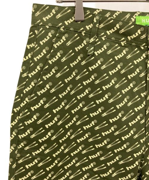 HUF（ハフ）HUF (ハフ) パンツ グリーン サイズ:86cm(W34)の古着・服飾アイテム