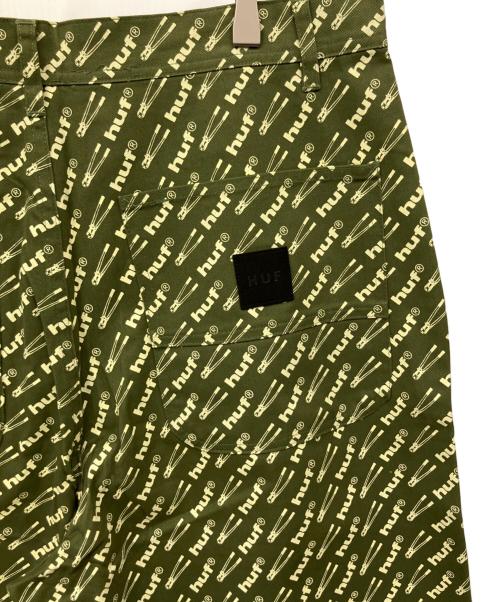 HUF（ハフ）HUF (ハフ) パンツ グリーン サイズ:86cm(W34)の古着・服飾アイテム