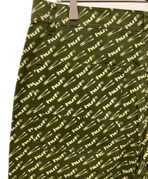 HUF（ハフ）HUF (ハフ) パンツ グリーン サイズ:86cm(W34)の古着・服飾アイテム