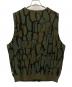 HUF (ハフ) ニットベスト オリーブ サイズ:L：5000円