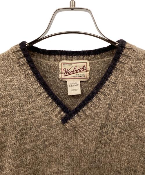 WOOLRICH（ウールリッチ）WOOLRICH (ウールリッチ) 厚手ニット ブラウン サイズ:XLの古着・服飾アイテム