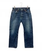 FLAT HEADフラット ヘッド）の古着「デニムパンツ」｜ネイビー
