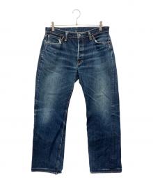FLAT HEAD（フラット ヘッド）の古着「デニムパンツ」｜ネイビー