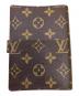 LOUIS VUITTON (ルイ ヴィトン) 手帳カバー ブラウン：13000円