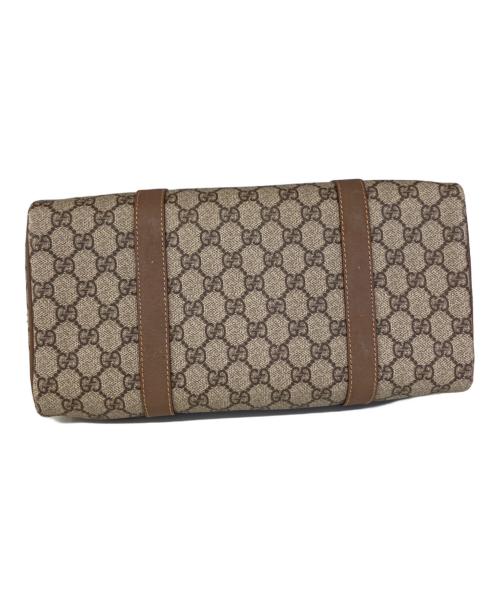 GUCCI（グッチ）GUCCI (グッチ) ボストンバッグ ベージュ×ブラウンの古着・服飾アイテム