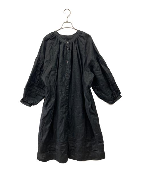TSUHARU by samansa Mos2（ツハル バイ サマンサモスモス）TSUHARU by Samansa Mos2 (ツハル バイ サマンサモスモス) 長袖ワンピース ブラック サイズ:Fの古着・服飾アイテム