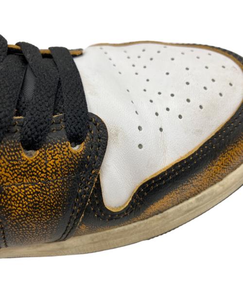 NIKE（ナイキ）NIKE (ナイキ) Nike Air Jordan 1 Mid(ナイキ エアジョーダン1 ミッド) イエロー×ブラック×ホワイト サイズ:28.5cmの古着・服飾アイテム