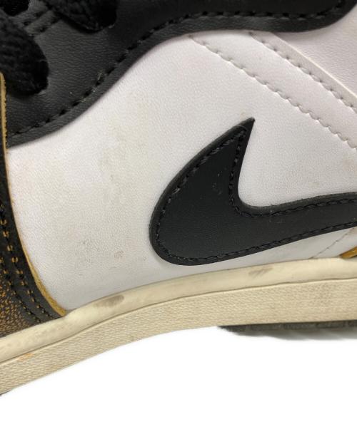 NIKE（ナイキ）NIKE (ナイキ) Nike Air Jordan 1 Mid(ナイキ エアジョーダン1 ミッド) イエロー×ブラック×ホワイト サイズ:28.5cmの古着・服飾アイテム