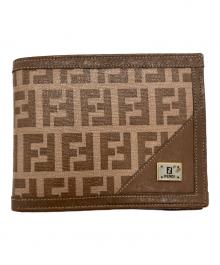 FENDI（フェンディ）の古着「2つ折り財布」｜ブラウン