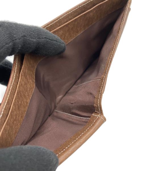 FENDI（フェンディ）FENDI (フェンディ) 2つ折り財布 ブラウンの古着・服飾アイテム