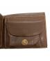 中古・古着 FENDI (フェンディ) 2つ折り財布 ブラウン：4000円