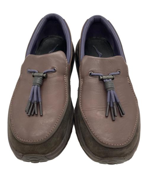 HOKAONEONE（ホカオネオネ）HOKAONEONE (ホカオネオネ) スピードローファー ブラウン×パープル サイズ:27.5cmの古着・服飾アイテム
