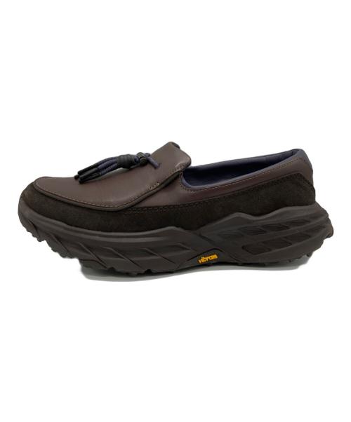 HOKAONEONE（ホカオネオネ）HOKAONEONE (ホカオネオネ) スピードローファー ブラウン×パープル サイズ:27.5cmの古着・服飾アイテム