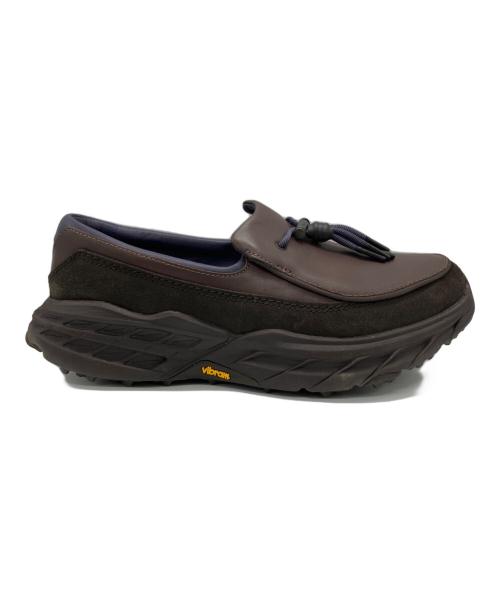 HOKAONEONE（ホカオネオネ）HOKAONEONE (ホカオネオネ) スピードローファー ブラウン×パープル サイズ:27.5cmの古着・服飾アイテム