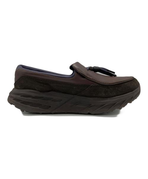 HOKAONEONE（ホカオネオネ）HOKAONEONE (ホカオネオネ) スピードローファー ブラウン×パープル サイズ:27.5cmの古着・服飾アイテム