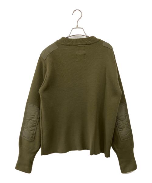 TAION（タイオン）TAION (タイオン) 厚手ニット オリーブ サイズ:Lの古着・服飾アイテム