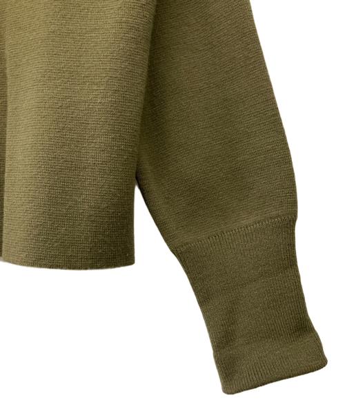 TAION（タイオン）TAION (タイオン) 厚手ニット オリーブ サイズ:Lの古着・服飾アイテム