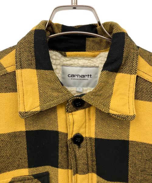 CarHartt（カーハート）CarHartt (カーハート) ボアジャケット イエロー×ブラック サイズ:Mの古着・服飾アイテム