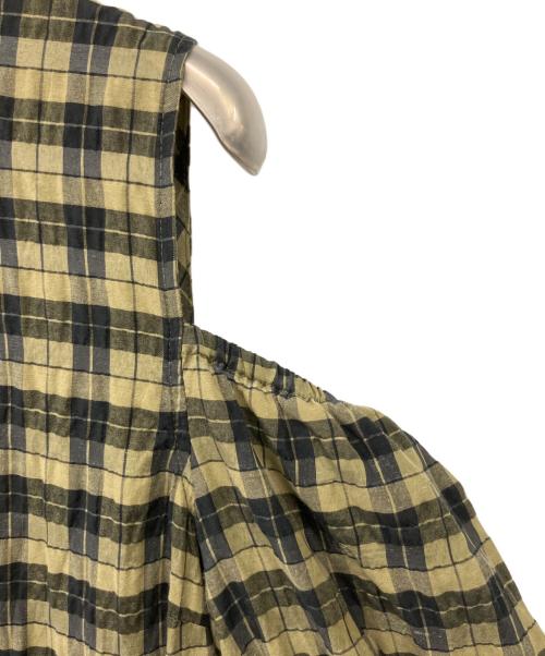 GANNI（ガニー）Ganni (ガニー) 長袖ワンピース ブラウン サイズ:Sの古着・服飾アイテム