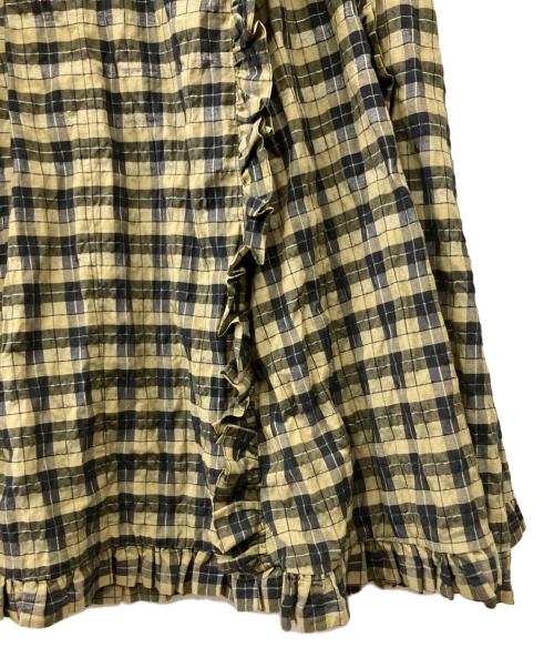 GANNI（ガニー）Ganni (ガニー) 長袖ワンピース ブラウン サイズ:Sの古着・服飾アイテム