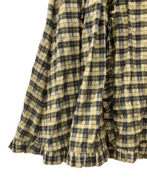 GANNI（ガニー）Ganni (ガニー) 長袖ワンピース ブラウン サイズ:Sの古着・服飾アイテム