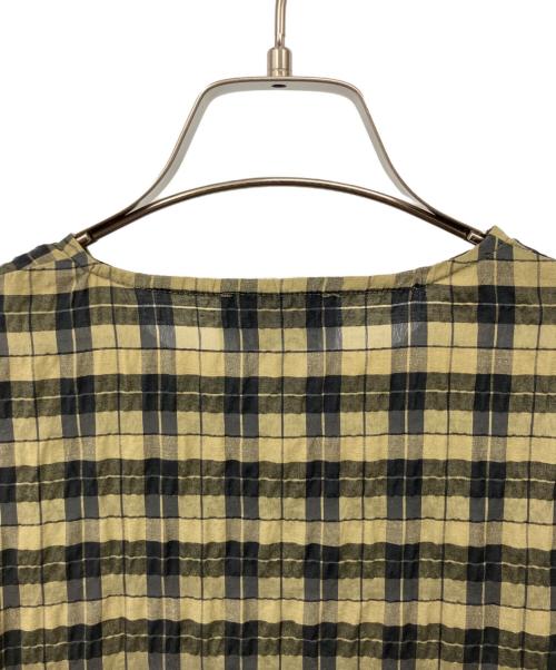 GANNI（ガニー）Ganni (ガニー) 長袖ワンピース ブラウン サイズ:Sの古着・服飾アイテム