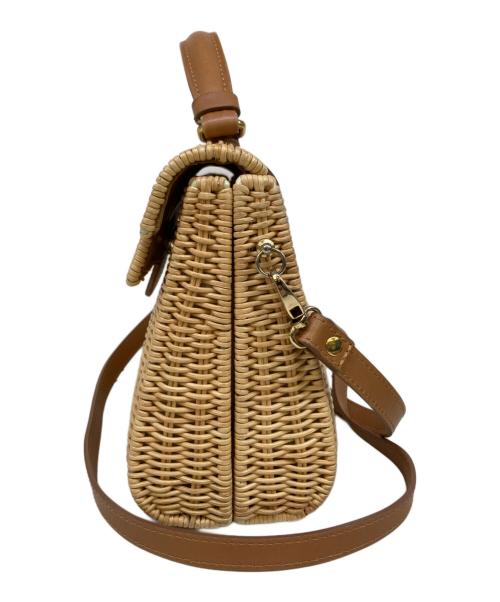 TOMMASO CANDRIA（トマーソカンダリア）TOMMASO CANDRIA (トマーソカンダリア) カゴバッグ ブラウンの古着・服飾アイテム