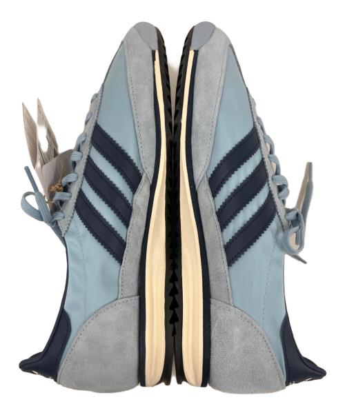 adidas（アディダス）adidas (アディダス) スニーカー スカイブルー×ネイビー サイズ:27.5の古着・服飾アイテム