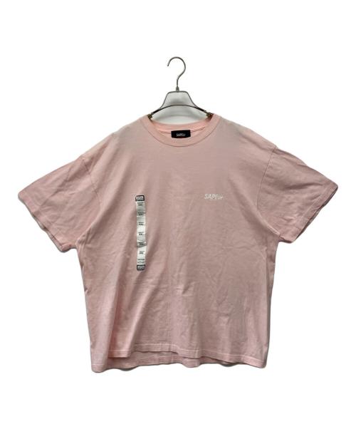 SAPEur（サプール）SAPEur (サプール) Tシャツ ピンク サイズ:XXLの古着・服飾アイテム