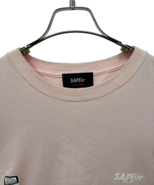 SAPEur（サプール）SAPEur (サプール) Tシャツ ピンク サイズ:XXLの古着・服飾アイテム