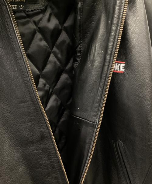 LUCKY STRIKE（ラッキーストライク）LUCKY STRIKE (ラッキーストライク) レザージャケット ブラック サイズ:Lの古着・服飾アイテム