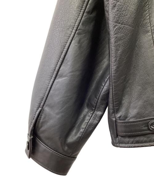 LUCKY STRIKE（ラッキーストライク）LUCKY STRIKE (ラッキーストライク) レザージャケット ブラック サイズ:Lの古着・服飾アイテム