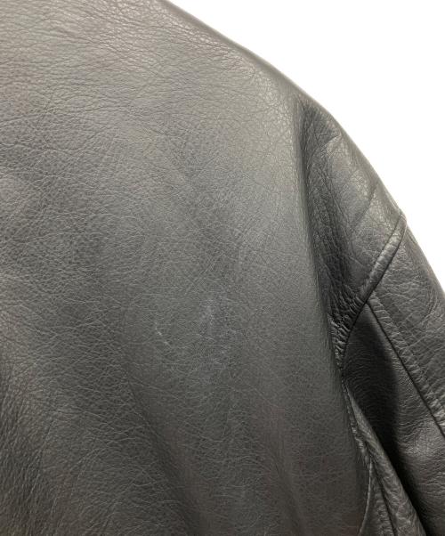 LUCKY STRIKE（ラッキーストライク）LUCKY STRIKE (ラッキーストライク) レザージャケット ブラック サイズ:Lの古着・服飾アイテム