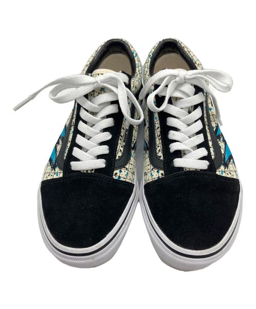 VANS（ヴァンズ）VANS (ヴァンズ) X-LARGE (エクストララージ) スニーカー ブラック×ブルー サイズ:25㎝の古着・服飾アイテム