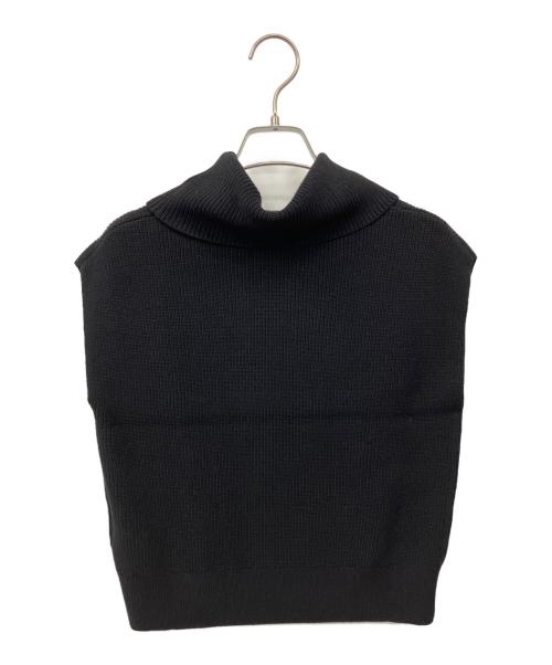 HER LIP TO（ハーリップトゥ）Her lip to (ハーリップトゥ) 薄手ニット ブラック サイズ:Fの古着・服飾アイテム