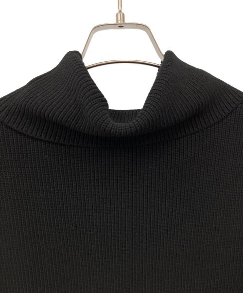 HER LIP TO（ハーリップトゥ）Her lip to (ハーリップトゥ) 薄手ニット ブラック サイズ:Fの古着・服飾アイテム