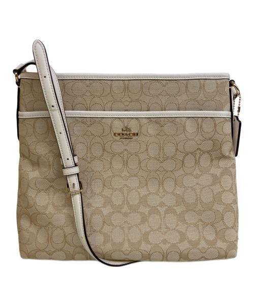 COACH（コーチ）COACH (コーチ) ショルダーバッグ ベージュの古着・服飾アイテム