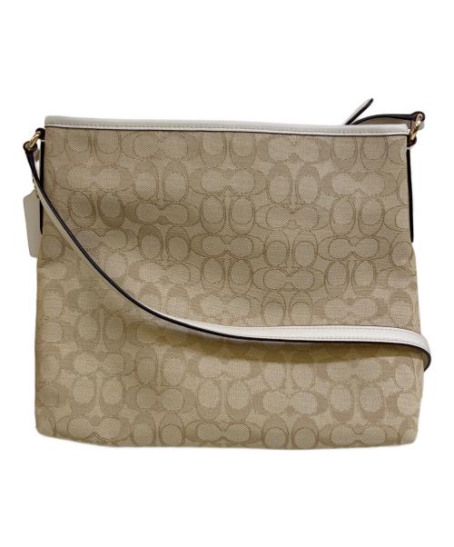 COACH（コーチ）COACH (コーチ) ショルダーバッグ ベージュの古着・服飾アイテム