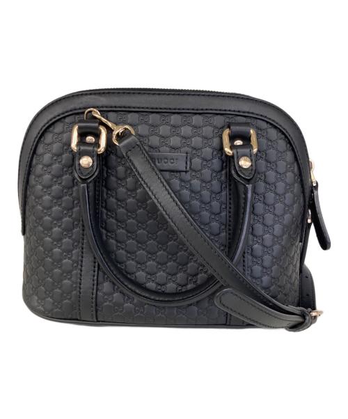 GUCCI（グッチ）GUCCI (グッチ) 2WAYバッグ ブラックの古着・服飾アイテム