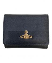 Vivienne Westwood（ヴィヴィアンウエストウッド）の古着「3つ折り財布」｜ブラック