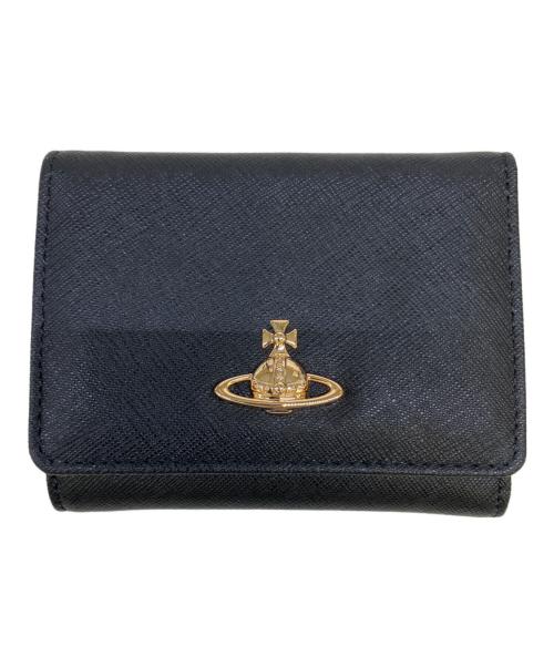 Vivienne Westwood（ヴィヴィアンウエストウッド）Vivienne Westwood (ヴィヴィアンウエストウッド) 3つ折り財布 ブラックの古着・服飾アイテム