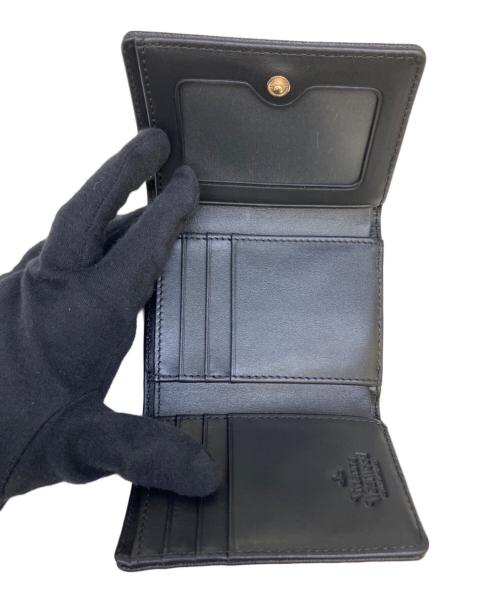 Vivienne Westwood（ヴィヴィアンウエストウッド）Vivienne Westwood (ヴィヴィアンウエストウッド) 3つ折り財布 ブラックの古着・服飾アイテム